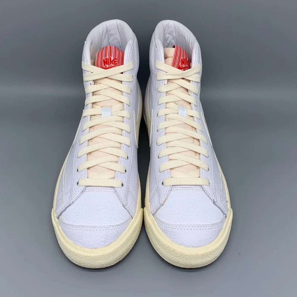Nike Blazer Mid 77 Vintage Popcorn‎ White Skate Shoes CW6421-100 Men Sz 7